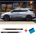 Car Auto Side Car Sticker Vinyl Side Stripe Skirt Sticker Decals Wraps Body Graphics Car Styling for Chevrolet Equinox